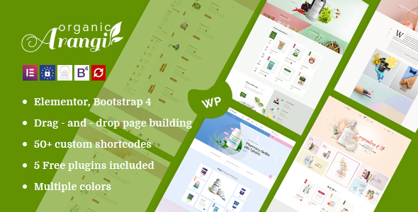 Arangi - Organic WooCommerce Theme Logo